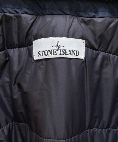 STONE ISLAND（ストーンアイランド）STONE ISLAND (ストーンアイランド) シアリングカラー フィールドジャケット ネイビー サイズ:Ｌの古着・服飾アイテム