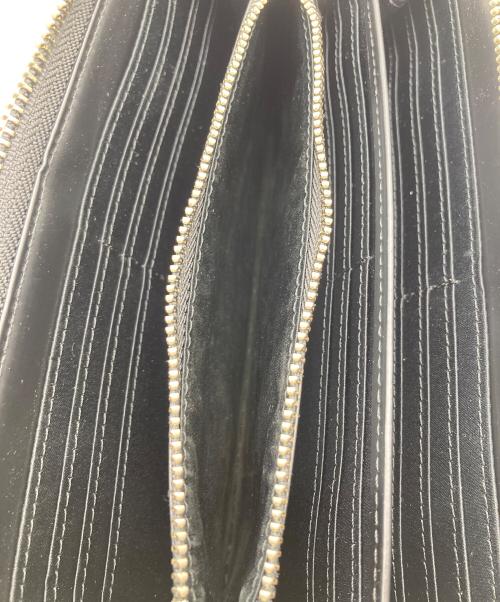 ck Calvin Klein（シーケーカルバンクライン）ck Calvin Klein (シーケーカルバンクライン) ラウンドファスナー長財布 ブラックの古着・服飾アイテム