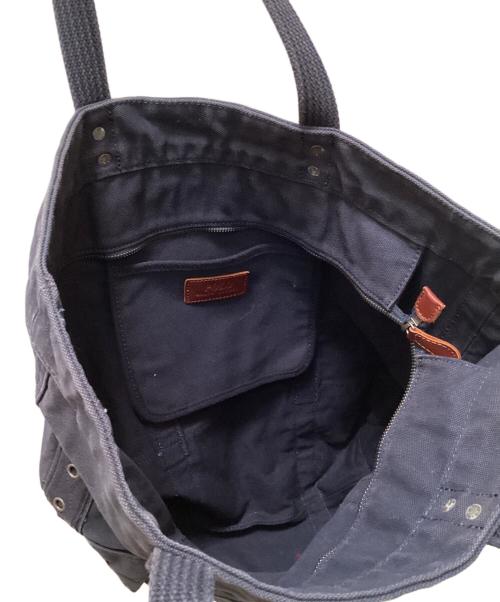 POLO RALPH LAUREN（ポロ・ラルフローレン）POLO RALPH LAUREN (ポロ・ラルフローレン) ビッグポニーキャンバストートバッグ ネイビーの古着・服飾アイテム
