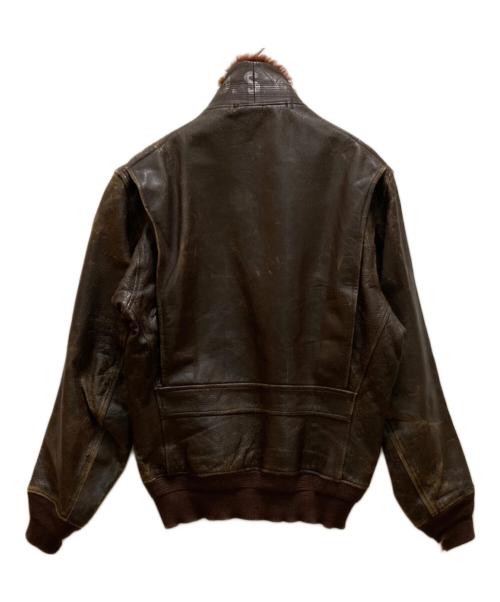 US NAVY（ユーエスネイビー）US NAVY (ユーエスネイビー) ヴィンテージG-1フライトジャケット ブラウン サイズ:38の古着・服飾アイテム