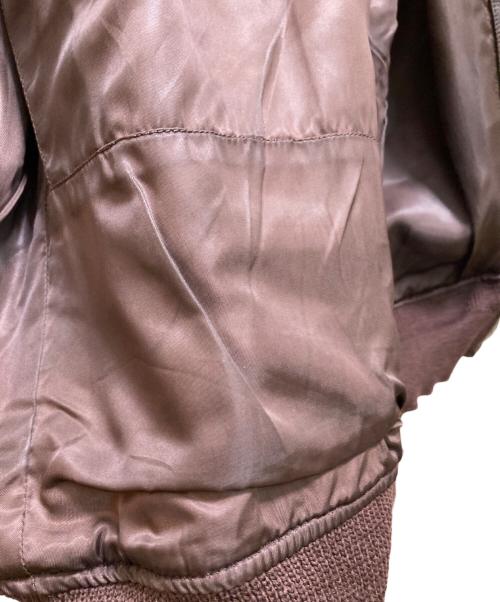 US NAVY（ユーエスネイビー）US NAVY (ユーエスネイビー) ヴィンテージG-1フライトジャケット ブラウン サイズ:38の古着・服飾アイテム