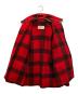 中古・古着 FILSON GARMENT (フィルソン ガーメント) バッファローチェック ダブルマッキーノクルーザージャケット レッド×ブラック サイズ:42：26000円