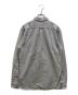 RRL (ダブルアールエル) ストライプボタンダウンシャツ ホワイト×ブルー サイズ:M：12000円