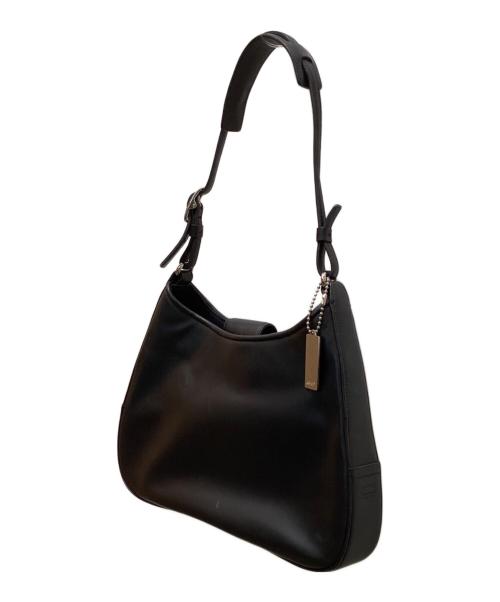 COACH（コーチ）COACH (コーチ) レザーワンショルダーバッグ ブラックの古着・服飾アイテム