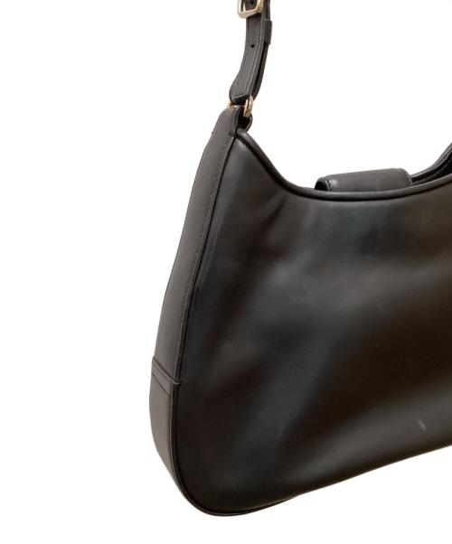 COACH（コーチ）COACH (コーチ) レザーワンショルダーバッグ ブラックの古着・服飾アイテム