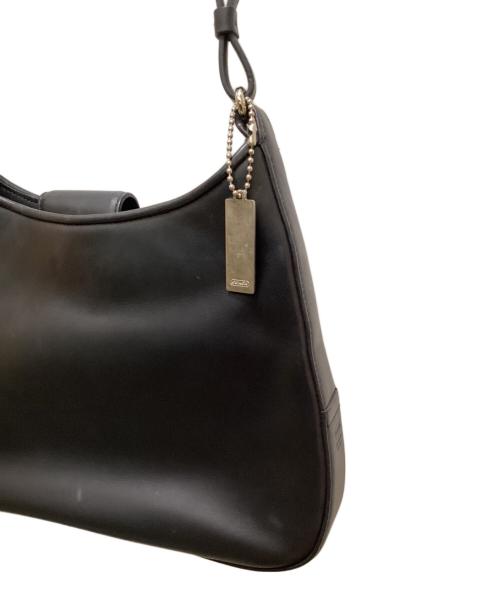 COACH（コーチ）COACH (コーチ) レザーワンショルダーバッグ ブラックの古着・服飾アイテム