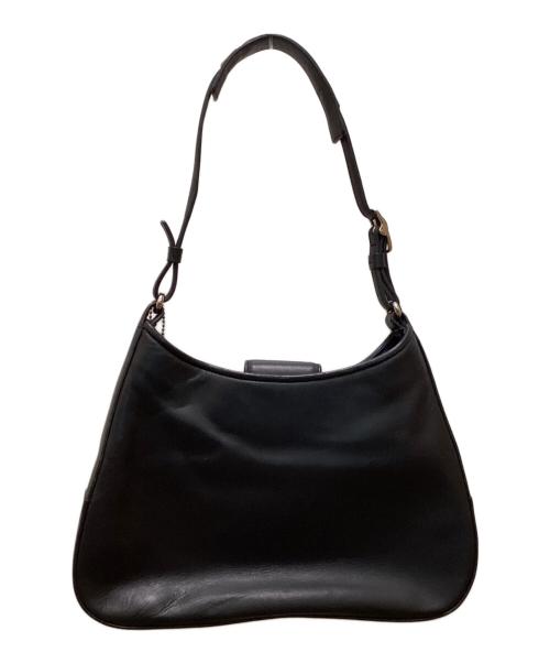 COACH（コーチ）COACH (コーチ) レザーワンショルダーバッグ ブラックの古着・服飾アイテム