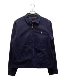 POLO RALPH LAUREN（ポロ・ラルフローレン）の古着「裏地チェックスイングトップ」｜ネイビー