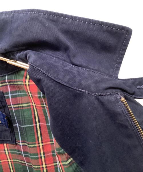 POLO RALPH LAUREN（ポロ・ラルフローレン）POLO RALPH LAUREN (ポロ・ラルフローレン) 裏地チェックスイングトップ ネイビー サイズ:Mの古着・服飾アイテム