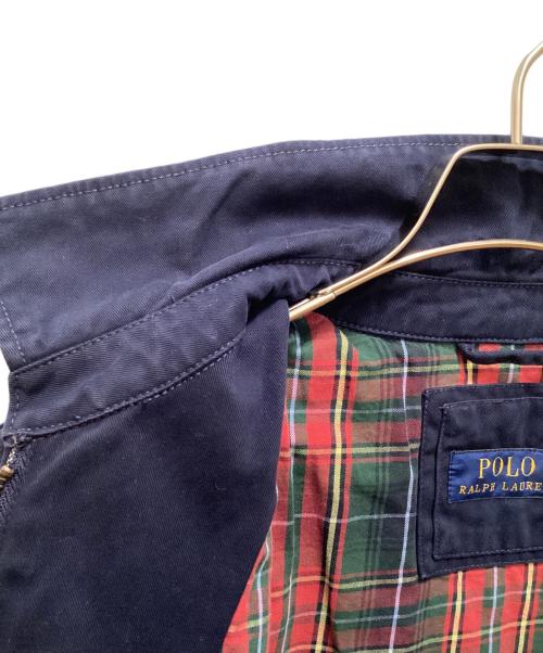 POLO RALPH LAUREN（ポロ・ラルフローレン）POLO RALPH LAUREN (ポロ・ラルフローレン) 裏地チェックスイングトップ ネイビー サイズ:Mの古着・服飾アイテム