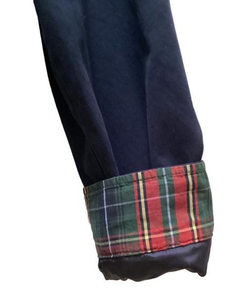 POLO RALPH LAUREN（ポロ・ラルフローレン）POLO RALPH LAUREN (ポロ・ラルフローレン) 裏地チェックスイングトップ ネイビー サイズ:Mの古着・服飾アイテム