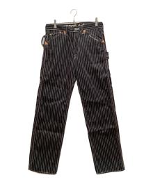 VANSON（バンソン）の古着「デニムペインターパンツ」｜ブラック