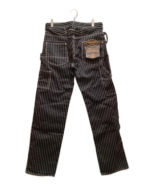 VANSON（バンソン）VANSON (バンソン) デニムペインターパンツ ブラック サイズ:32 未使用品の古着・服飾アイテム