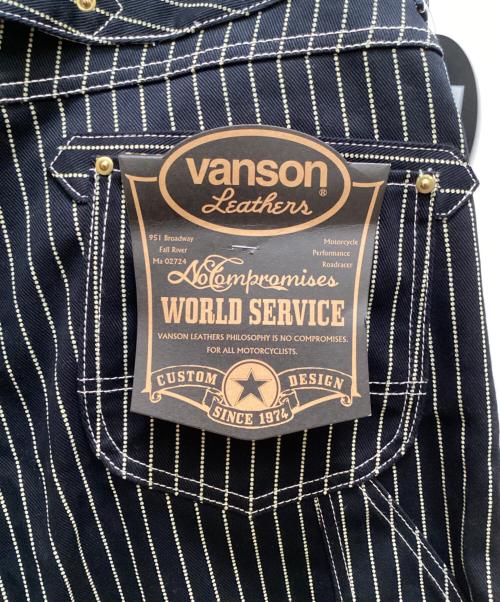 VANSON（バンソン）VANSON (バンソン) デニムペインターパンツ ブラック サイズ:32 未使用品の古着・服飾アイテム