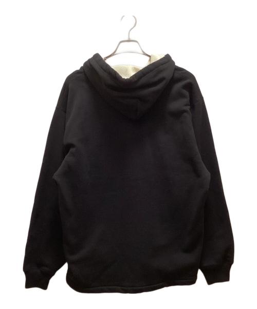 Champion（チャンピオン）Champion (チャンピオン) ダブルフェイス 裏地サーマルジップパーカー ブラック サイズ:Lの古着・服飾アイテム
