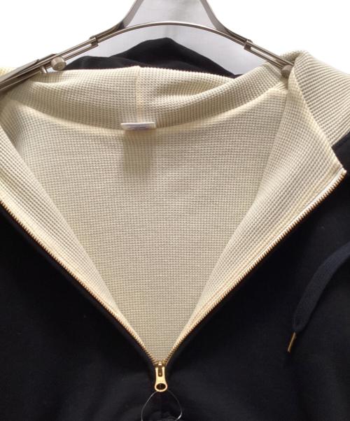 Champion（チャンピオン）Champion (チャンピオン) ダブルフェイス 裏地サーマルジップパーカー ブラック サイズ:Lの古着・服飾アイテム