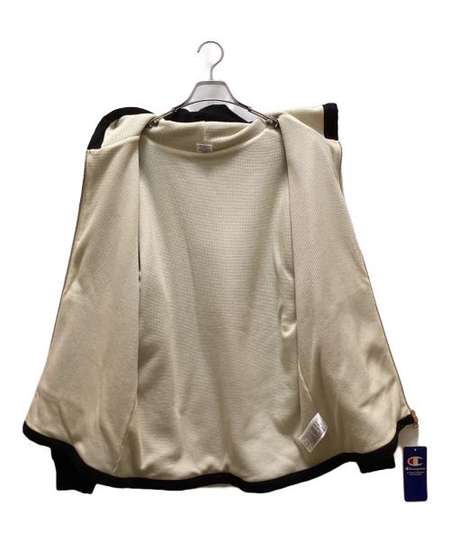 Champion（チャンピオン）Champion (チャンピオン) ダブルフェイス 裏地サーマルジップパーカー ブラック サイズ:Lの古着・服飾アイテム