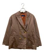 SHIPSシップス）の古着「TW ギャバ オーバー ジャケット」｜ベージュ
