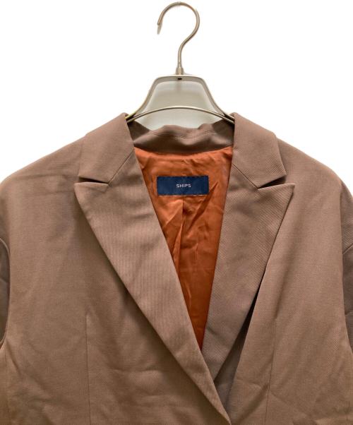 SHIPS（シップス）SHIPS (シップス) TW ギャバ オーバー ジャケット ベージュ サイズ:38の古着・服飾アイテム