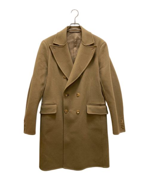 dunhill（ダンヒル）dunhill (ダンヒル) ダブルチェスターコート ベージュ サイズ:S(R Fit)の古着・服飾アイテム