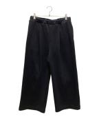 journal standard luxeジャーナルスタンダード ラックス）の古着「ブークレーストレートパンツ」｜ブラック