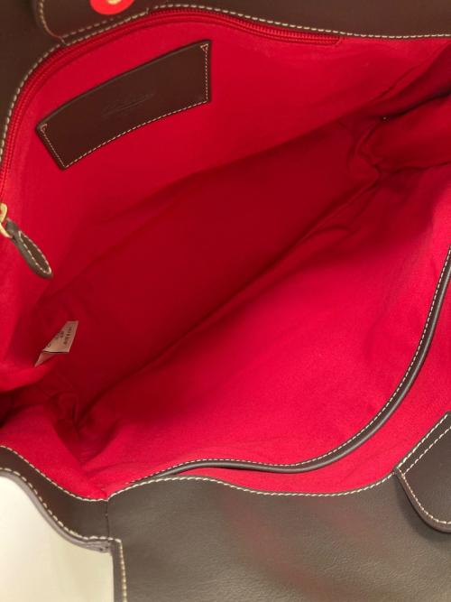 BOLDRINI SELLERIA（ボルドリーニ セレリア）Boldrini Selleria (ボルドリーニ セレリア) カーフレザートートバッグ グレーの古着・服飾アイテム