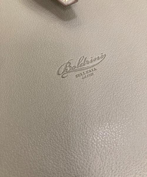BOLDRINI SELLERIA（ボルドリーニ セレリア）Boldrini Selleria (ボルドリーニ セレリア) カーフレザートートバッグ グレーの古着・服飾アイテム
