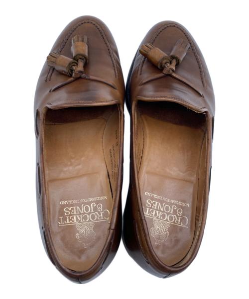 Crockett & Jones（クロケット＆ジョーンズ）Crockett & Jones (クロケット＆ジョーンズ) キャベンディッシュ 3 タッセルローファー ブラウン サイズ:6 Eの古着・服飾アイテム
