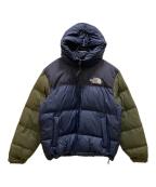 THE NORTH FACE WHITE LABELザノースフェイスホワイトレーベル）の古着「ヌプシハイブリッドフーディー」｜ネイビー×カーキ