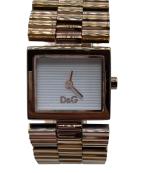 D&G TIMEドルチェ＆ガッバーナ タイム）の古着「CHECK/チェック　クォーツ腕時計」