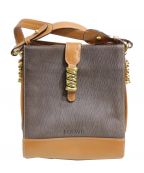 LOEWEロエベ）の古着「ツイスト金具レザーショルダーバッグ」