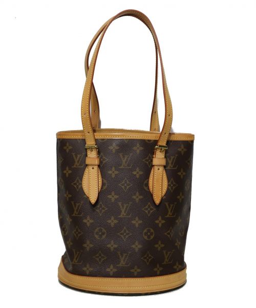LOUIS VUITTON（ルイ ヴィトン）LOUIS VUITTON (ルイヴィトン) バケットPM ブラウン サイズ:PM モノグラム M42238 FL0041の古着・服飾アイテム