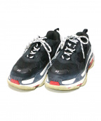 BALENCIAGAバレンシアガ）の古着「TRIPLE S TRAINERS」｜ブラック×ホワイト