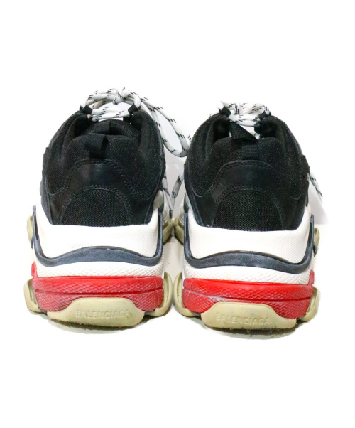 BALENCIAGA（バレンシアガ）BALENCIAGA (バレンシアガ) TRIPLE S TRAINERS ブラック×ホワイト サイズ:28.5 533882 本体のみ 18SSの古着・服飾アイテム