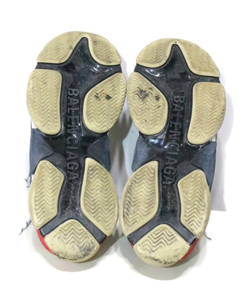 BALENCIAGA（バレンシアガ）BALENCIAGA (バレンシアガ) TRIPLE S TRAINERS ブラック×ホワイト サイズ:28.5 533882 本体のみ 18SSの古着・服飾アイテム