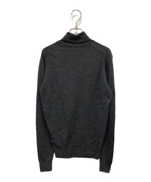 JOHN SMEDLEY（ジョンスメドレー）JOHN SMEDLEY (ジョンスメドレー) Belvoir タートルネックニット グレー サイズ:Sの古着・服飾アイテム