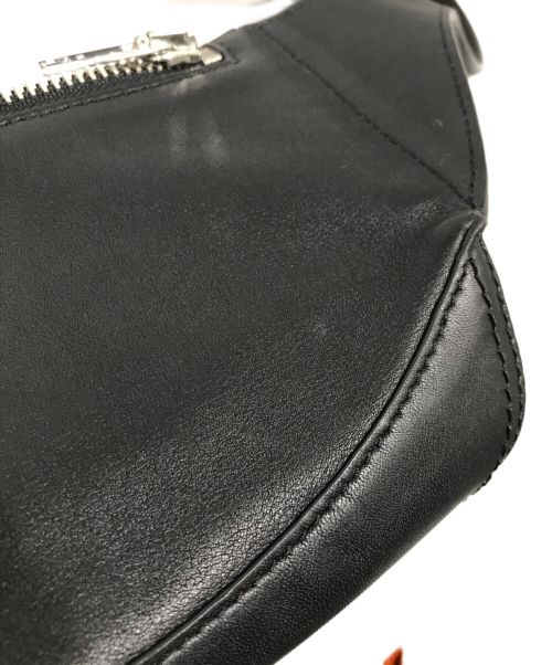 ALEXANDER WANG（アレキサンダー・ワン）ALEXANDER WANG (アレキサンダーワン) Calfskin Chain Belt Bag Black ウエストバッグ ブラックの古着・服飾アイテム