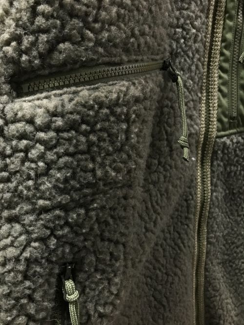 THE NORTHFACE PURPLELABEL（ザ・ノースフェイス パープルレーベル）THE NORTHFACE PURPLELABEL (ザ・ノースフェイス パープルレーベル) WOOL BOA FLEECE FIELD JACKET ウールボアフリースフィルドジャケット グリーン サイズ:Mの古着・服飾アイテム