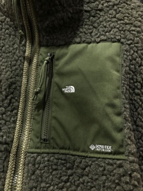 THE NORTHFACE PURPLELABEL（ザ・ノースフェイス パープルレーベル）THE NORTHFACE PURPLELABEL (ザ・ノースフェイス パープルレーベル) WOOL BOA FLEECE FIELD JACKET ウールボアフリースフィルドジャケット グリーン サイズ:Mの古着・服飾アイテム