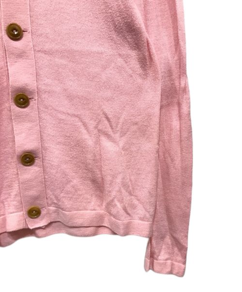 45R（フォーティファイブ・アール）45R (フォーティーファイブアール) スーピマ超ガーゼの908カーディガン ピンク サイズ:2の古着・服飾アイテム