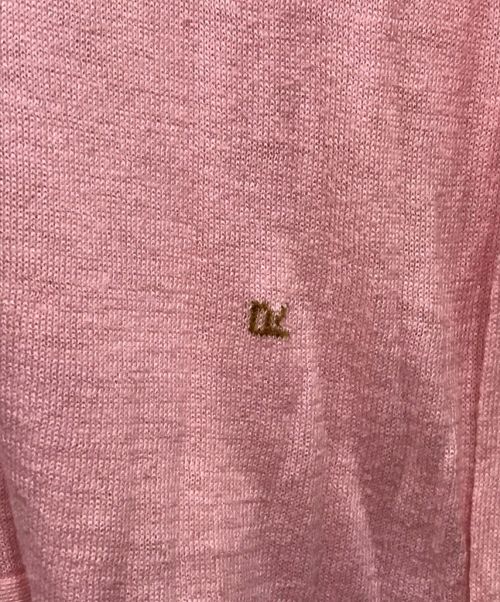 45R（フォーティファイブ・アール）45R (フォーティーファイブアール) スーピマ超ガーゼの908カーディガン ピンク サイズ:2の古着・服飾アイテム