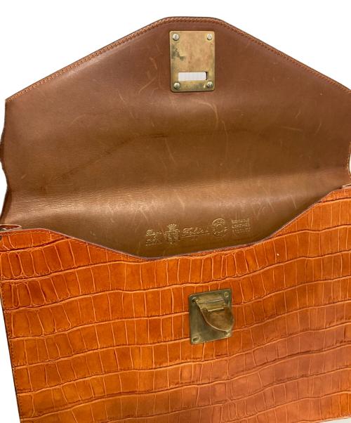 Felisi（フェリージ）Felisi (フェリージ) レザークラッチバッグ ブラウンの古着・服飾アイテム