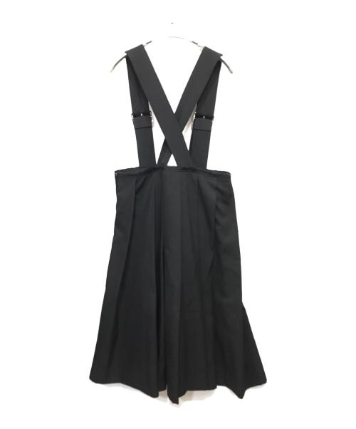 COMME des GARCONS COMME des GARCONS（コムデギャルソン コムデギャルソン）COMME des GARCONS COMME des GARCONS (コムデギャルソン コムデギャルソン) ウールギャバジンジャンパースカート ブラック サイズ: XSの古着・服飾アイテム