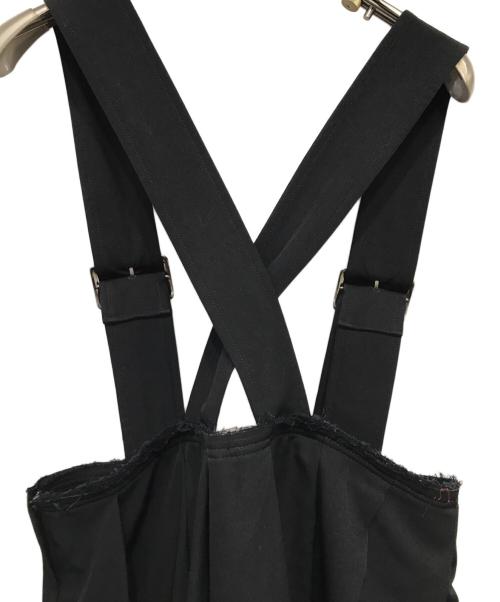 COMME des GARCONS COMME des GARCONS（コムデギャルソン コムデギャルソン）COMME des GARCONS COMME des GARCONS (コムデギャルソン コムデギャルソン) ウールギャバジンジャンパースカート ブラック サイズ: XSの古着・服飾アイテム