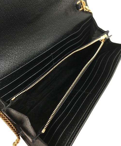 GUCCI（グッチ）GUCCI (グッチ) ジャッキー1961チェーンウォレット ブラック サイズ:記載なしの古着・服飾アイテム