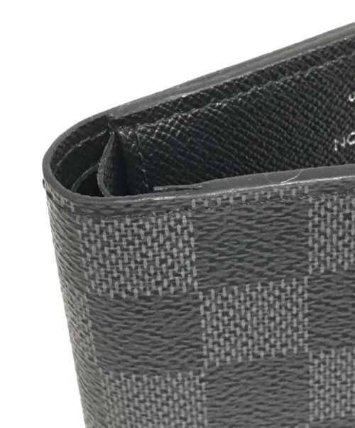 LOUIS VUITTON（ルイ ヴィトン）LOUIS VUITTON (ルイ ヴィトン) ダミエ・グラフィット ポルトフォイユ・マルコ 2つ折り財布 GRAPHITE(グラファイト)の古着・服飾アイテム