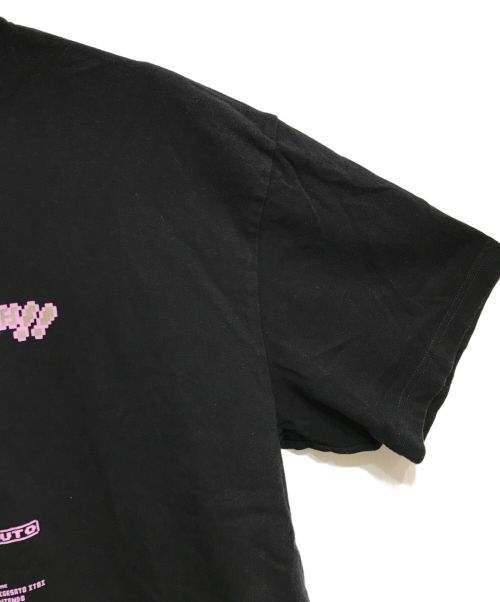 THE KING OF GAMES（ザキングオブゲームス）THE KING OF GAMES (ザキングオブゲームス) SMAAAASH!! STARMAN／GYIYG STRIKES BACK! プリントTシャツ ブラック サイズ:XLの古着・服飾アイテム