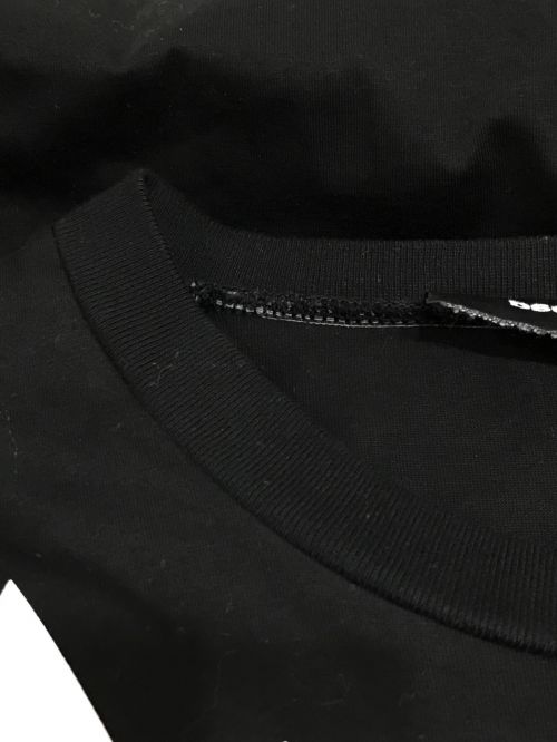 DSQUARED2（ディースクエアード）DSQUARED2 (ディースクエアード) D2 LEAF SPORT ロゴプリント T-SHIRT ブラック サイズ:Lの古着・服飾アイテム