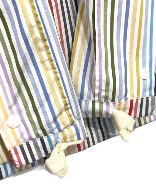 &ease FAIRFAX（アンドイーズ フェアファクス）＆ease FAIRFAX (アンドイーズ フェアファクス) 長袖ストライプスナップシャツ マルチカラー サイズ:記載なしの古着・服飾アイテム