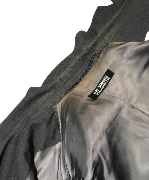 RAF SIMONS（ラフシモンズ）RAF SIMONS (ラフシモンズ) 1Bテーラードジャケット グレー サイズ:46の古着・服飾アイテム